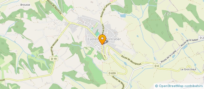 localisation de l'entreprise MADAME ELISABETH MEDINA  CASTELNAU-MONTRATIER