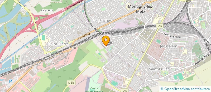 localisation de l'entreprise MADAME ELISABETH MEGLY  MONTIGNY-LES-METZ