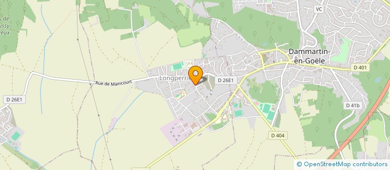 localisation de l'entreprise MADAME ELISABETH METAINVILLE  LONGPERRIER