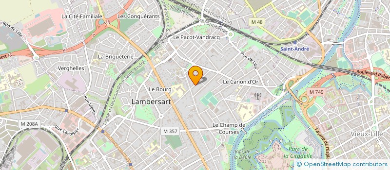 localisation de l'entreprise MADAME ELISABETH MEURISSE à LAMBERSART