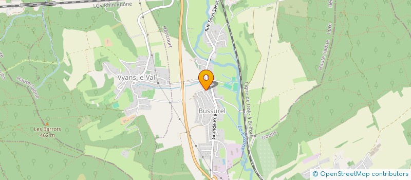 localisation de l'entreprise MADAME ELISABETH MEURTELET  HERICOURT