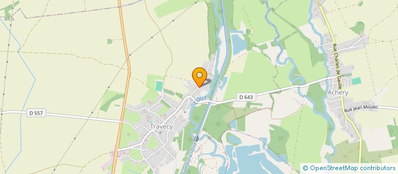 localisation de l'entreprise MADAME ELISABETH MICHAUX  TRAVECY