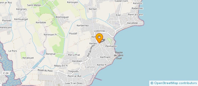 localisation de l'entreprise MADAME ELISABETH MIGEON  LOCTUDY