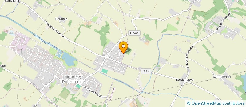 localisation de l'entreprise MADAME ELISABETH MILCAN à SAINTE-FOY-D'AIGREFEUILLE