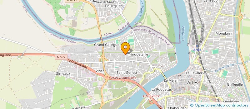 localisation de l'entreprise MADAME ELISABETH MIRAS  ARLES