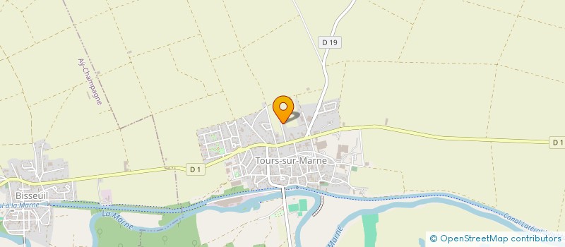 localisation de l'entreprise MADAME ELISABETH MOLAND  AY-CHAMPAGNE