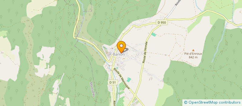 localisation de l'entreprise MADAME ELISABETH MOLIMARD à BANON