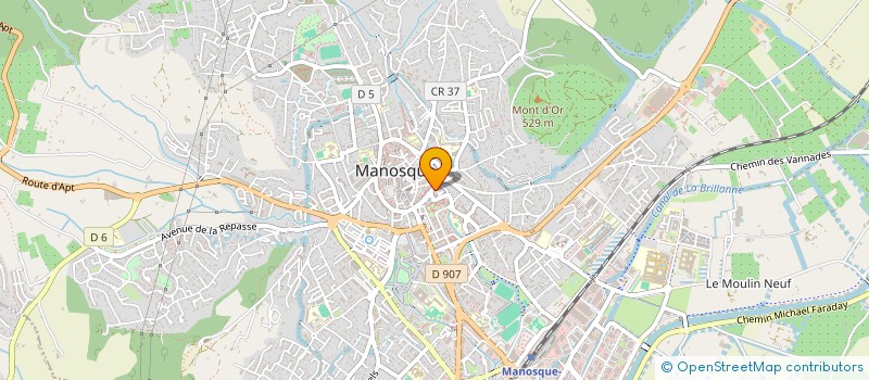 localisation de l'entreprise MADAME ELISABETH MONTERRAIN à MANOSQUE