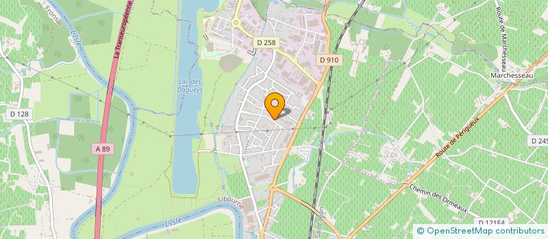 localisation de l'entreprise MADAME ELISABETH MORAND à LIBOURNE