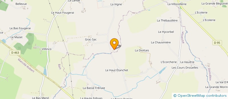 localisation de l'entreprise MADAME ELISABETH MOREAU à BAIS