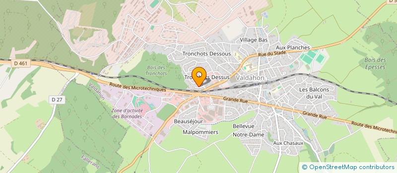 localisation de l'entreprise MADAME ELISABETH MOREL  EPENOY