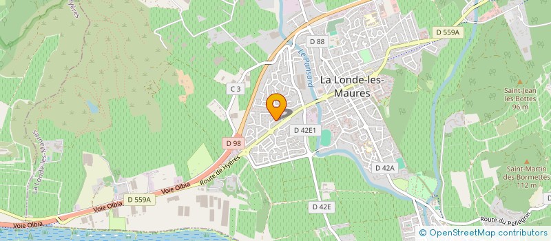 localisation de l'entreprise MADAME ELISABETH MORELLO à LA LONDE-LES-MAURES
