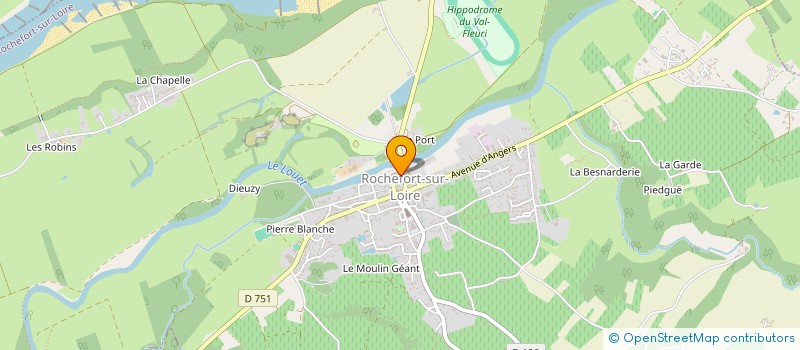 localisation de l'entreprise MADAME ELISABETH MORGAN à ROCHEFORT-SUR-LOIRE