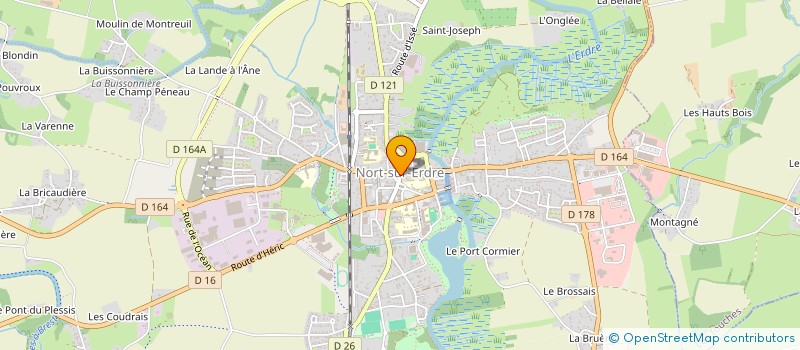 localisation de l'entreprise MADAME ELISABETH MORIN  NORT-SUR-ERDRE