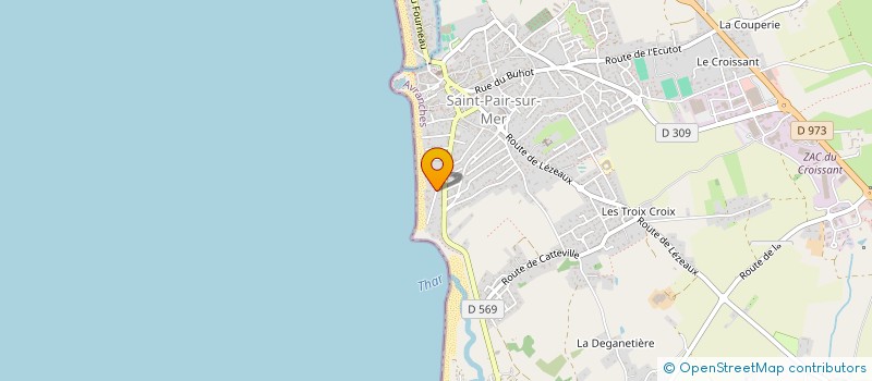 localisation de l'entreprise MADAME ELISABETH MORIN  SAINT-PAIR-SUR-MER