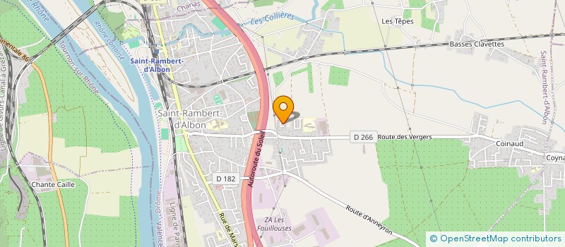 localisation de l'entreprise MADAME ELISABETH MORO-GARCIA  SAINT RAMBERT D'ALBON