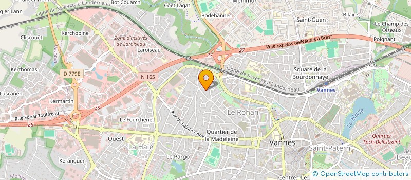 localisation de l'entreprise MADAME ELISABETH MOTTE à VANNES