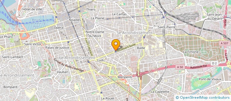 localisation de l'entreprise MADAME ELISABETH MOUCHET à MARSEILLE