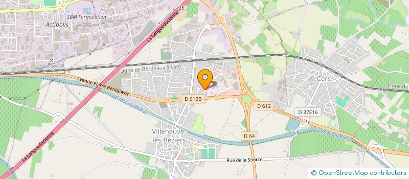 localisation de l'entreprise MADAME ELISABETH MOULY à VILLENEUVE-LES-BEZIERS