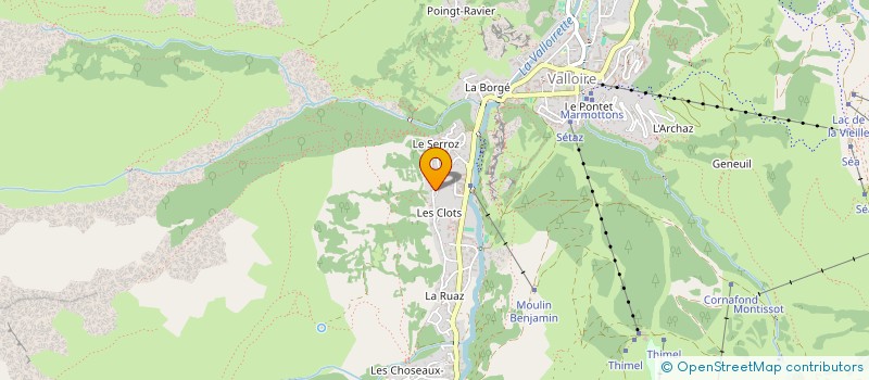 localisation de l'entreprise MADAME ELISABETH MUMFORD  VALLOIRE