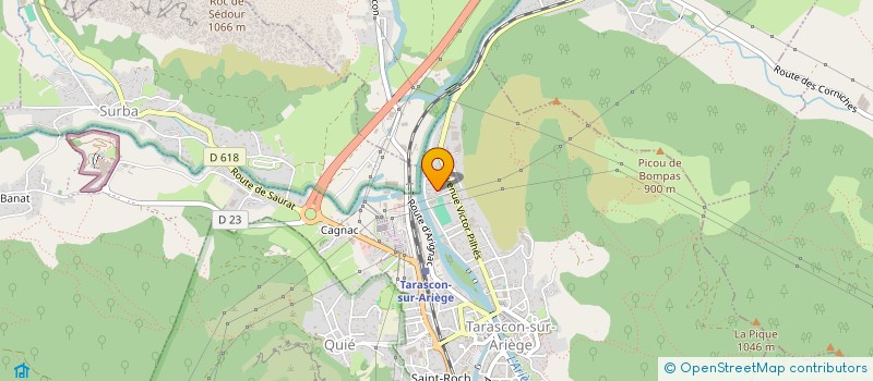 localisation de l'entreprise MADAME ELISABETH MUR à TARASCON-SUR-ARIEGE