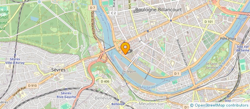 localisation de l'entreprise MADAME ELISABETH NATAF à BOULOGNE-BILLANCOURT