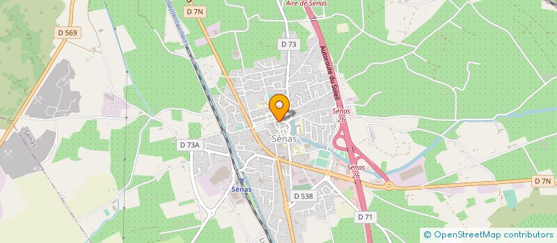 localisation de l'entreprise MADAME ELISABETH NAVEL  SENAS