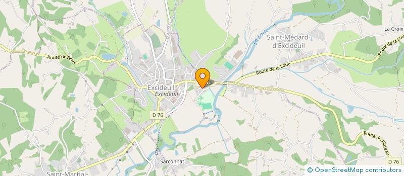 localisation de l'entreprise MADAME ELISABETH NEGRIER  EXCIDEUIL