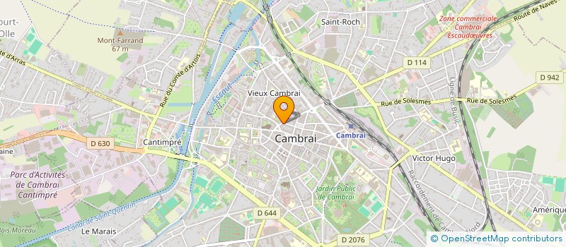 localisation de l'entreprise MADAME ELISABETH NGO BIKAI à CAMBRAI