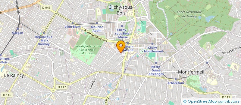 localisation de l'entreprise MADAME ELISABETH NZOPA NZIMA à CLICHY-SOUS-BOIS