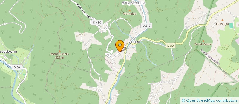 localisation de l'entreprise MADAME ELISABETH O'LEARY  SAINT-SEBASTIEN-D'AIGREFEUILLE