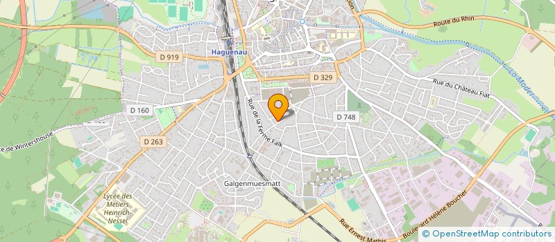 localisation de l'entreprise MADAME ELISABETH OFFNER  HAGUENAU