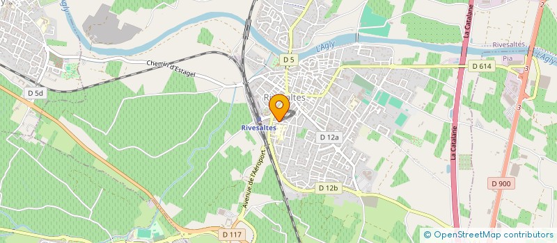 localisation de l'entreprise MADAME ELISABETH OLIVES  RIVESALTES