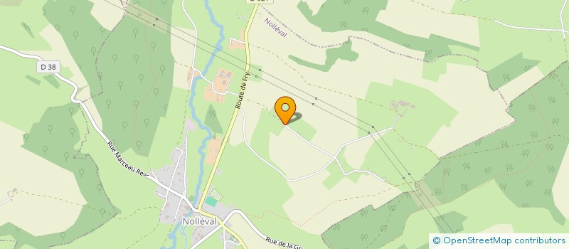 localisation de l'entreprise MADAME ELISABETH OLLIVIER  NOLLEVAL