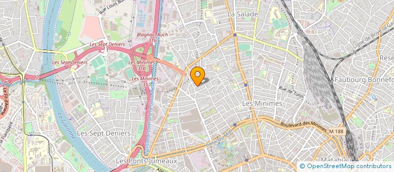 localisation de l'entreprise MADAME ELISABETH ONODI à TOULOUSE