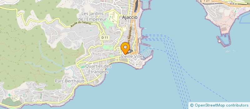localisation de l'entreprise MADAME ELISABETH ORAZZI à AJACCIO