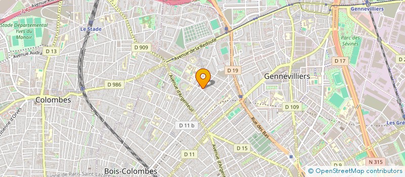 localisation de l'entreprise MADAME ELISABETH ORGONOZ ALCANTARA à ASNIERES-SUR-SEINE