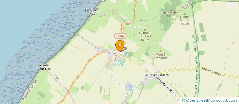 localisation de l'entreprise MADAME ELISABETH OWENS  ESCALLES