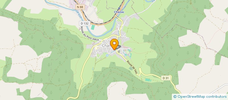 localisation de l'entreprise MADAME ELISABETH PALMIER  CHANAC