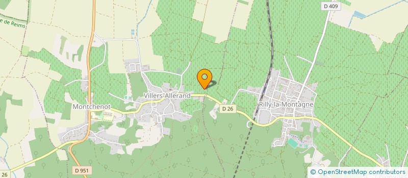 localisation de l'entreprise MADAME ELISABETH PARANT  VILLERS-ALLERAND