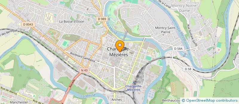 localisation de l'entreprise MADAME ELISABETH PAULET à CHARLEVILLE-MEZIERES