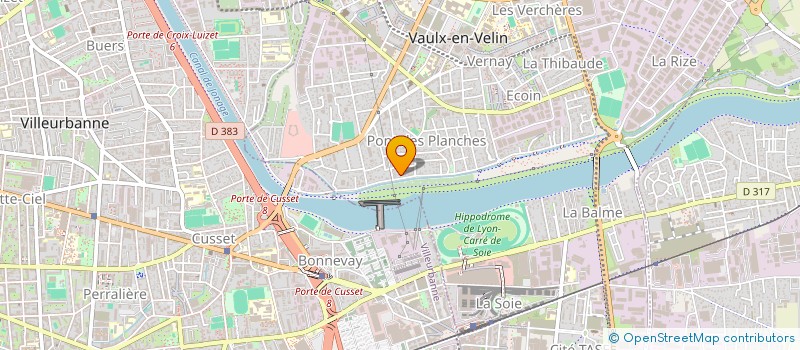 localisation de l'entreprise MADAME ELISABETH PEDRO  VAULX-EN-VELIN