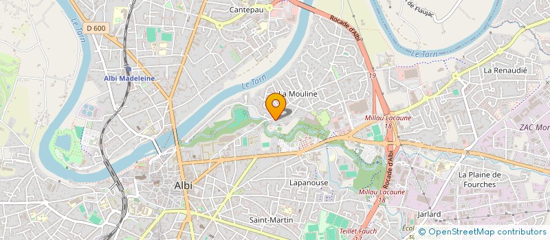 localisation de l'entreprise MADAME ELISABETH PEIXOTO à ALBI