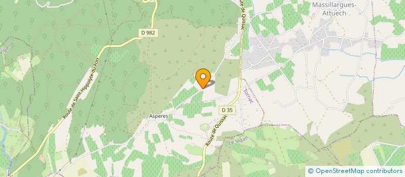 localisation de l'entreprise MADAME ELISABETH PELADAN  TORNAC