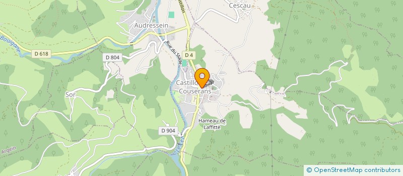 localisation de l'entreprise MADAME ELISABETH PELLETIER à CASTILLON-EN-COUSERANS