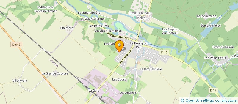 localisation de l'entreprise MADAME ELISABETH PEREIRA  REIGNAC-SUR-INDRE