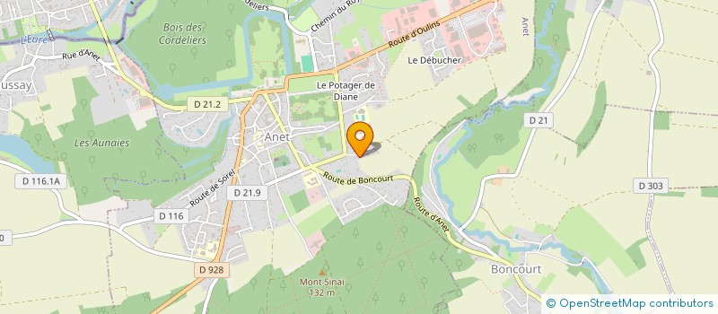 localisation de l'entreprise MADAME ELISABETH PEREIRA à ANET