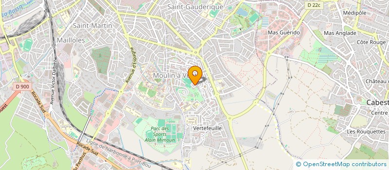 localisation de l'entreprise MADAME ELISABETH PEREZ  PERPIGNAN