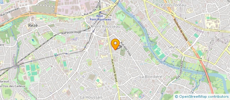 localisation de l'entreprise MADAME ELISABETH PERRARD  REZE