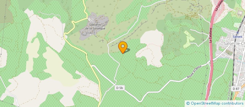 localisation de l'entreprise MADAME ELISABETH PERROUD  SALSES-LE-CHATEAU